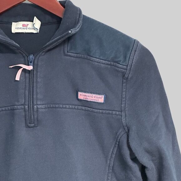 Vineyard Vines Womens Sweatshirt Size S Pullover 1/4 Zip Cotton Comfy Activewear - Picture 3 of 10